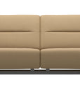 Paloma Leather Sand & Chrome Base | Stressless Stella 2.5-Seater Sofa with S1 Arm | Valley Ridge Furniture