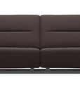 Paloma Leather Chocolate & Chrome Base | Stressless Stella 2.5-Seater Sofa with S1 Arm | Valley Ridge Furniture