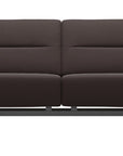 Paloma Leather Chocolate & Chrome Base | Stressless Stella 2.5-Seater Sofa with S2 Arm | Valley Ridge Furniture