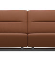 Paloma Leather New Cognac & Chrome Base | Stressless Stella 2.5-Seater Sofa with S1 Arm | Valley Ridge Furniture