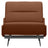 Paloma Leather New Cognac & Chrome Base | Stressless Stella Armless Chair | Valley Ridge Furniture