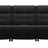 Paloma Leather Black & Walnut Arm Trim | Stressless Mary 3-Seater Sofa | Valley Ridge Furniture