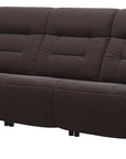 Paloma Leather Chocolate & Walnut Arm Trim | Stressless Mary 3-Seater Sofa | Valley Ridge Furniture