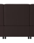 Paloma Leather Chocolate & Walnut Arm Trim | Stressless Mary 3-Seater Sofa | Valley Ridge Furniture