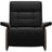 Paloma Leather Black & Walnut Arm Trim | Stressless Mary Chair | Valley Ridge Furniture