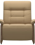 Paloma Leather Sand & Walnut Arm Trim | Stressless Mary Chair | Valley Ridge Furniture