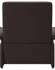 Paloma Leather Chocolate & Walnut Arm Trim | Stressless Mary Chair | Valley Ridge Furniture