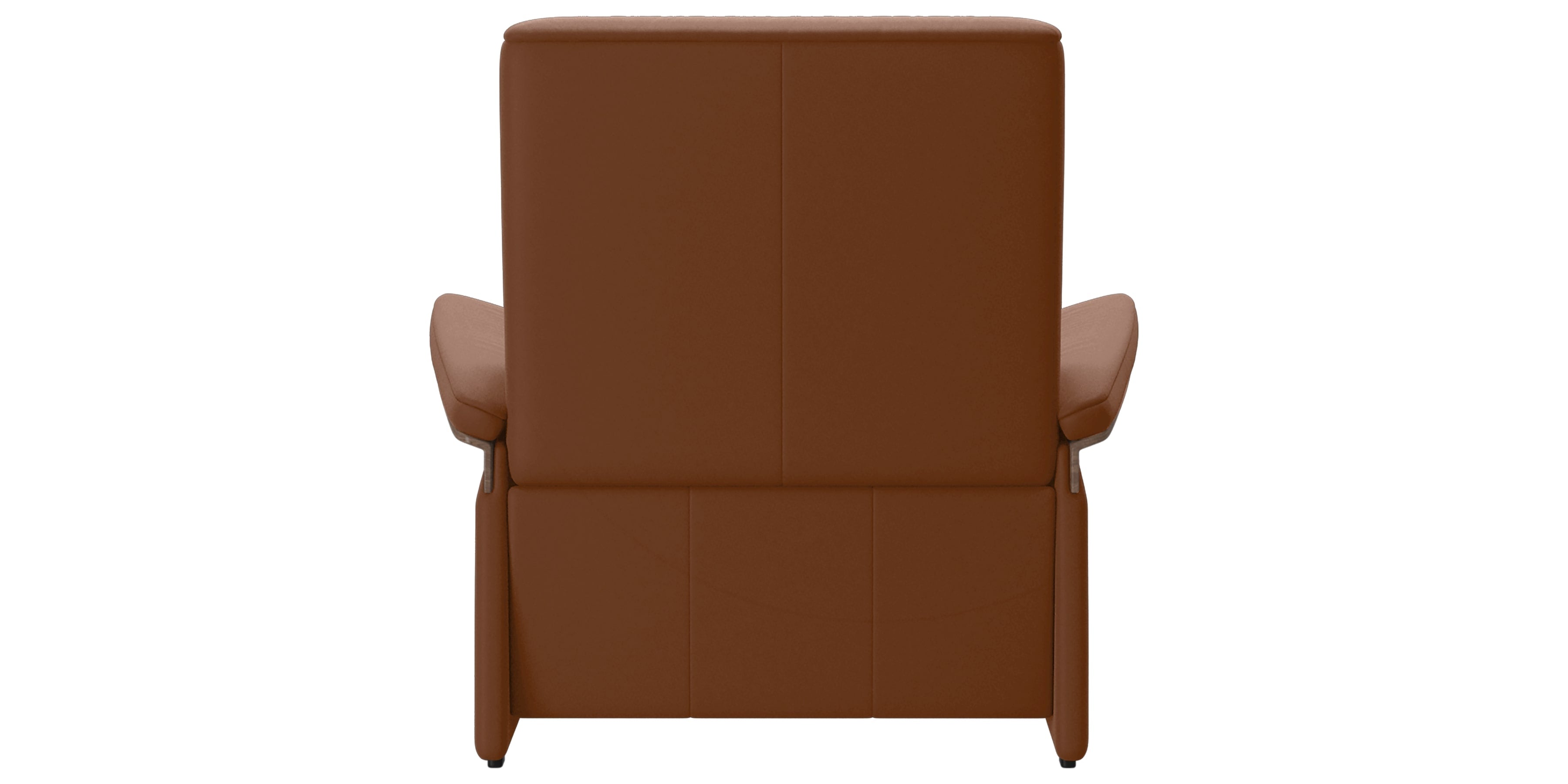 Paloma Leather New Cognac &amp; Walnut Arm Trim | Stressless Mary Chair | Valley Ridge Furniture