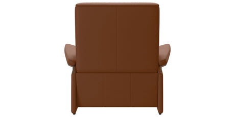 Paloma Leather New Cognac & Walnut Arm Trim | Stressless Mary Chair | Valley Ridge Furniture