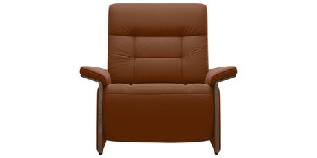 Paloma Leather New Cognac & Walnut Arm Trim | Stressless Mary Chair | Valley Ridge Furniture