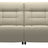 Paloma Leather Light Grey & Walnut Arm Trim | Stressless Mary 2-Seater Sofa | Valley Ridge Furniture