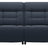 Paloma Leather Oxford Blue & Walnut Arm Trim | Stressless Mary 2-Seater Sofa | Valley Ridge Furniture