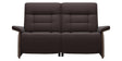Paloma Leather Chocolate & Walnut Arm Trim | Stressless Mary 2-Seater Sofa | Valley Ridge Furniture