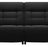 Paloma Leather Black & Walnut Arm Trim | Stressless Mary 2-Seater Sofa | Valley Ridge Furniture
