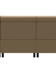 Paloma Leather Sand & Matte Black Arm Trim | Stressless Emily C12 Corner Sofa | Valley Ridge Furniture