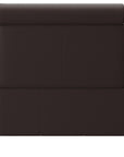 Paloma Leather Chocolate & Matte Black Arm Trim | Stressless Emily Chair | Valley Ridge Furniture