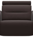 Paloma Leather Chocolate & Matte Black Arm Trim | Stressless Emily Chair | Valley Ridge Furniture