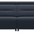 Paloma Leather Oxford Blue & Matte Black Arm Trim | Stressless Emily 2-Seater Sofa | Valley Ridge Furniture
