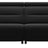 Paloma Leather Black & Matte Black Arm Trim | Stressless Emily 2-Seater Sofa | Valley Ridge Furniture