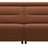 Paloma Leather New Cognac & Matte Black Arm Trim | Stressless Emily 2-Seater Sofa | Valley Ridge Furniture