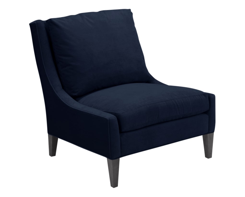 View Fabric Navy | Camden Victoria Chair | Valley Ridge Furniture