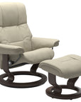Paloma Leather Light Grey S/M/L and Wenge Base | Stressless Mayfair Classic Recliner | Valley Ridge Furniture