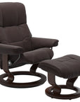 Paloma Leather Chocolate S/M/L and Brown Base | Stressless Mayfair Classic Recliner | Valley Ridge Furniture