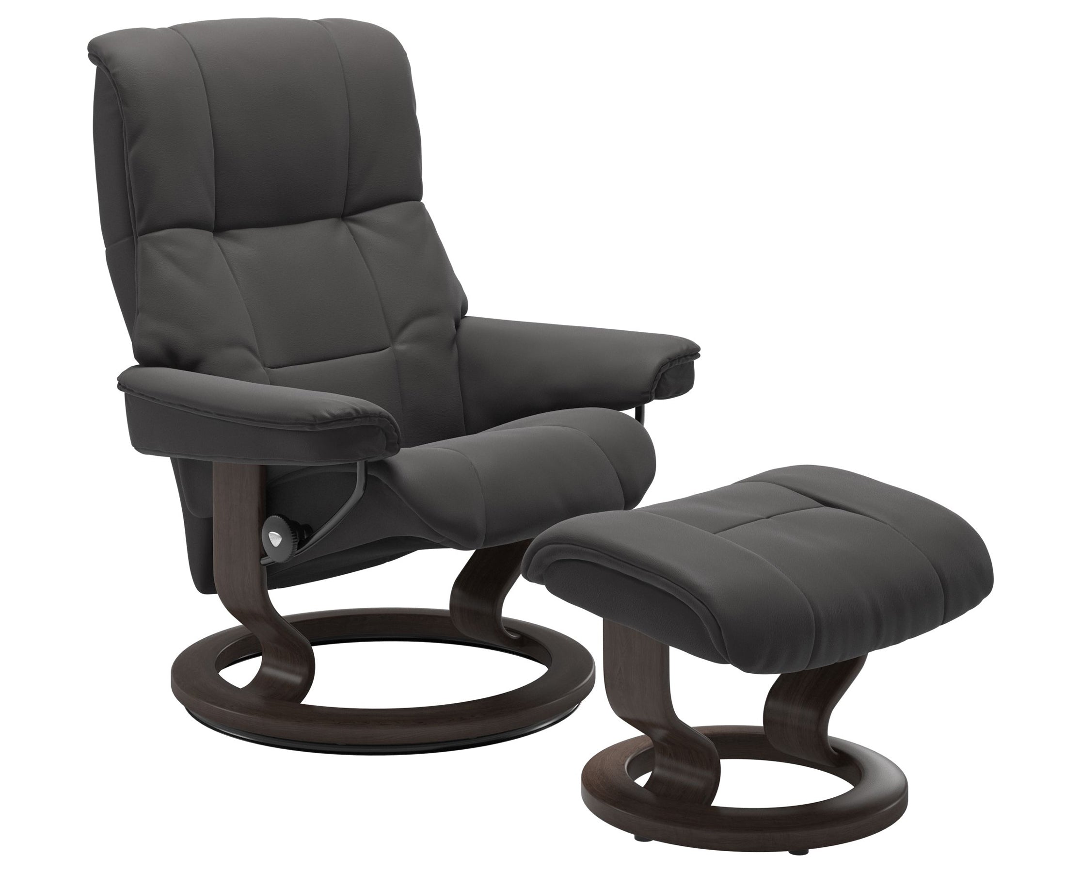 Paloma Leather Rock S/M/L and Wenge Base | Stressless Mayfair Classic Recliner | Valley Ridge Furniture