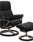 Paloma Leather Black S/M/L and Brown Base | Stressless Mayfair Signature Recliner | Valley Ridge Furniture