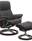 Paloma Leather Rock S/M/L and Brown Base | Stressless Mayfair Signature Recliner | Valley Ridge Furniture