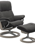 Paloma Leather Rock S/M/L and Whitewash Base | Stressless Mayfair Signature Recliner | Valley Ridge Furniture
