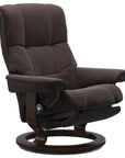 Paloma Leather Chocolate M/L & Brown Base | Stressless Mayfair Classic Power Recliner | Valley Ridge Furniture