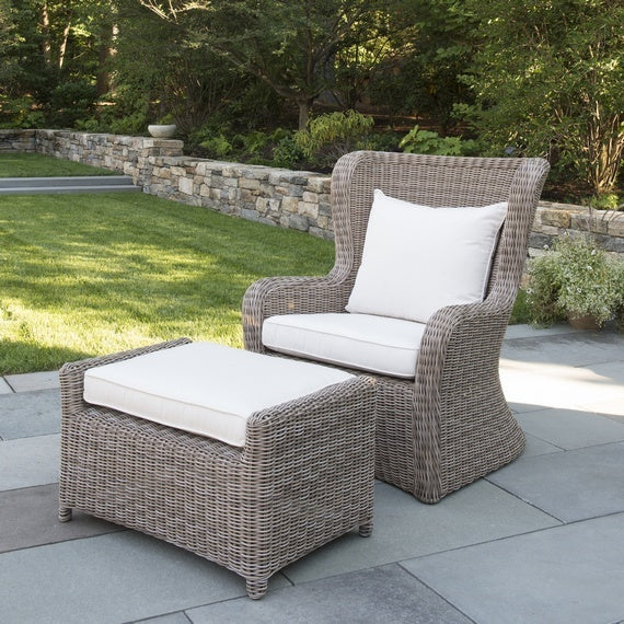 High Back Lounge Chair | Kingsley Bate Sag Harbor Collection | Valley Ridge Furniture