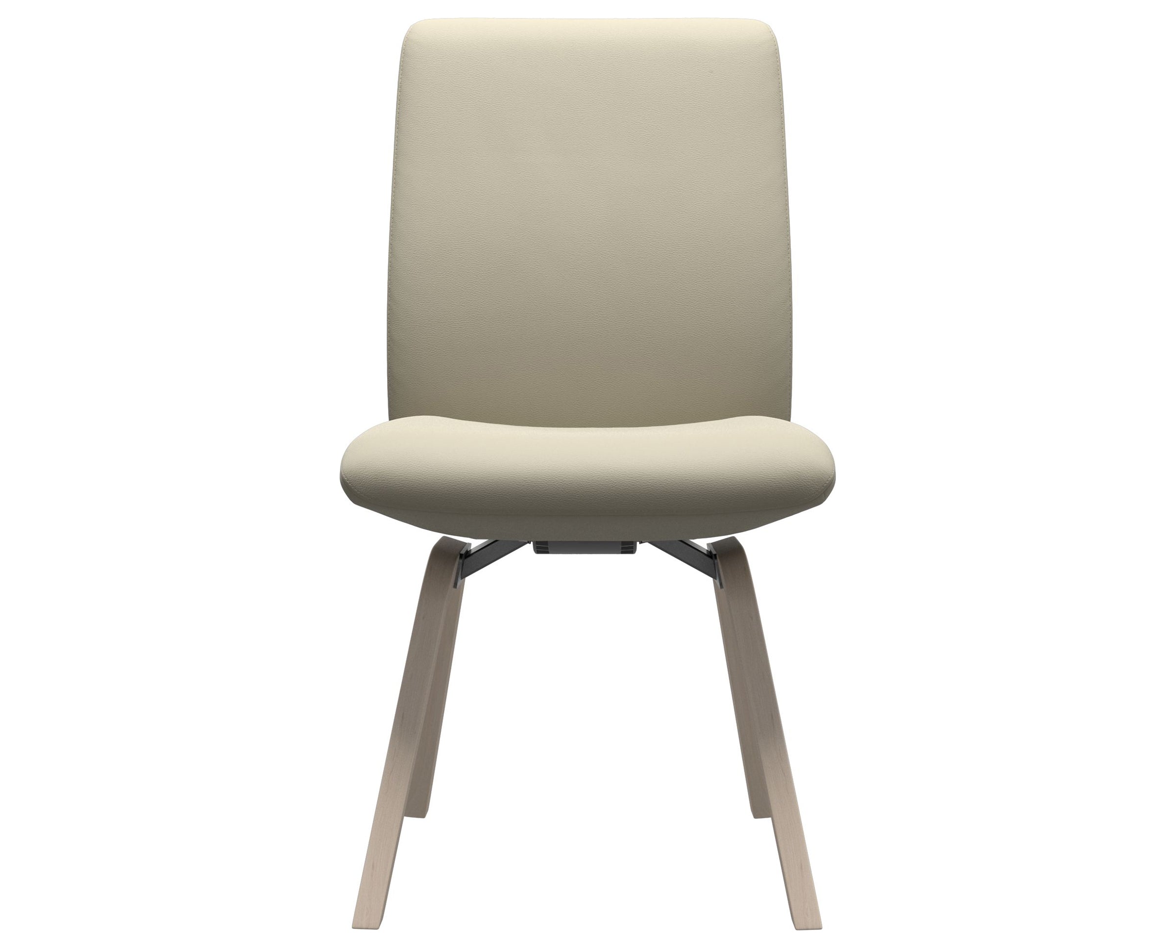 Paloma Leather Light Grey and Whitewash Base | Stressless Laurel Low Back D200 Dining Chair | Valley Ridge Furniture