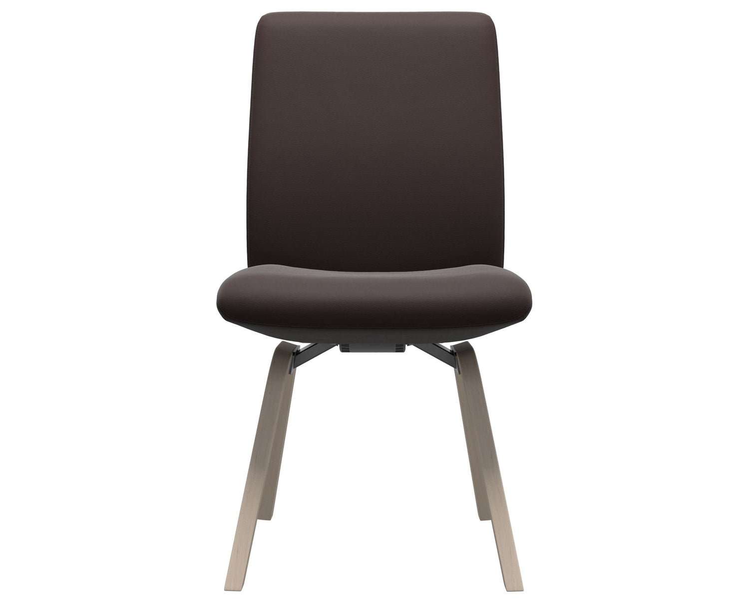 Paloma Leather Chocolate & Whitewash Base | Stressless Laurel Low Back D200 Dining Chair | Valley Ridge Furniture