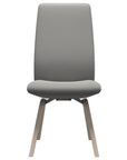 Paloma Leather Silver Grey and Whitewash Base | Stressless Laurel High Back D200 Dining Chair | Valley Ridge Furniture