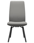 Paloma Leather Silver Grey and Black Base | Stressless Laurel High Back D200 Dining Chair | Valley Ridge Furniture