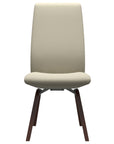 Paloma Leather Light Grey and Walnut Base | Stressless Laurel High Back D200 Dining Chair | Valley Ridge Furniture