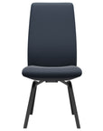 Paloma Leather Oxford Blue and Black Base | Stressless Laurel High Back D200 Dining Chair | Valley Ridge Furniture