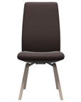 Paloma Leather Chocolate and Whitewash Base | Stressless Laurel High Back D200 Dining Chair | Valley Ridge Furniture