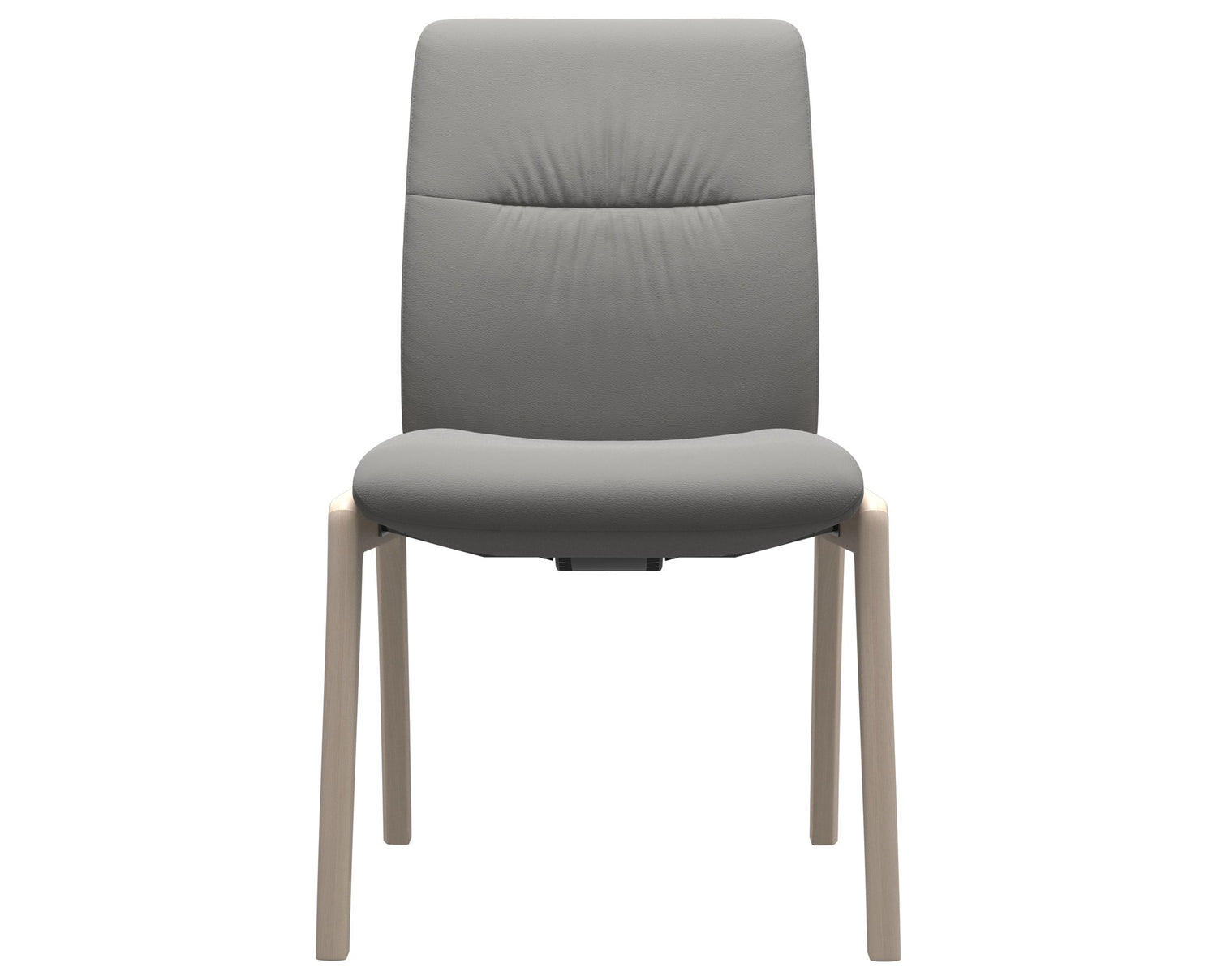 Paloma Leather Silver Grey & Whitewash Base | Stressless Mint Low Back D100 Dining Chair | Valley Ridge Furniture