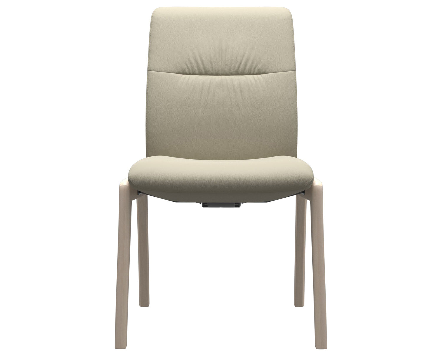 Paloma Leather Light Grey & Whitewash Base | Stressless Mint Low Back D100 Dining Chair | Valley Ridge Furniture