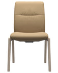 Paloma Leather Sand and Whitewash Base | Stressless Mint Low Back D100 Dining Chair | Valley Ridge Furniture