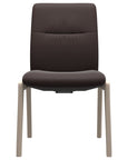 Paloma Leather Chocolate and Whitewash Base | Stressless Mint Low Back D100 Dining Chair | Valley Ridge Furniture