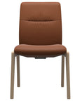Paloma Leather New Cognac and Natural Base | Stressless Mint Low Back D100 Dining Chair | Valley Ridge Furniture