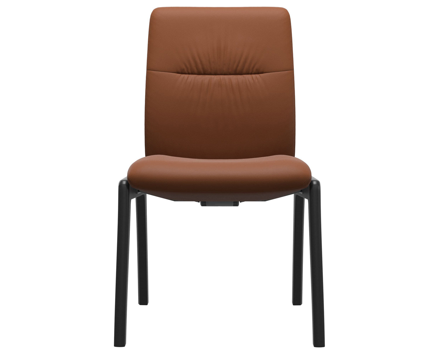 Paloma Leather New Cognac & Black Base | Stressless Mint Low Back D100 Dining Chair | Valley Ridge Furniture