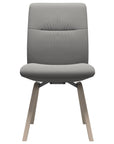 Paloma Leather Silver Grey and Whitewash Base | Stressless Mint Low Back D200 Dining Chair | Valley Ridge Furniture