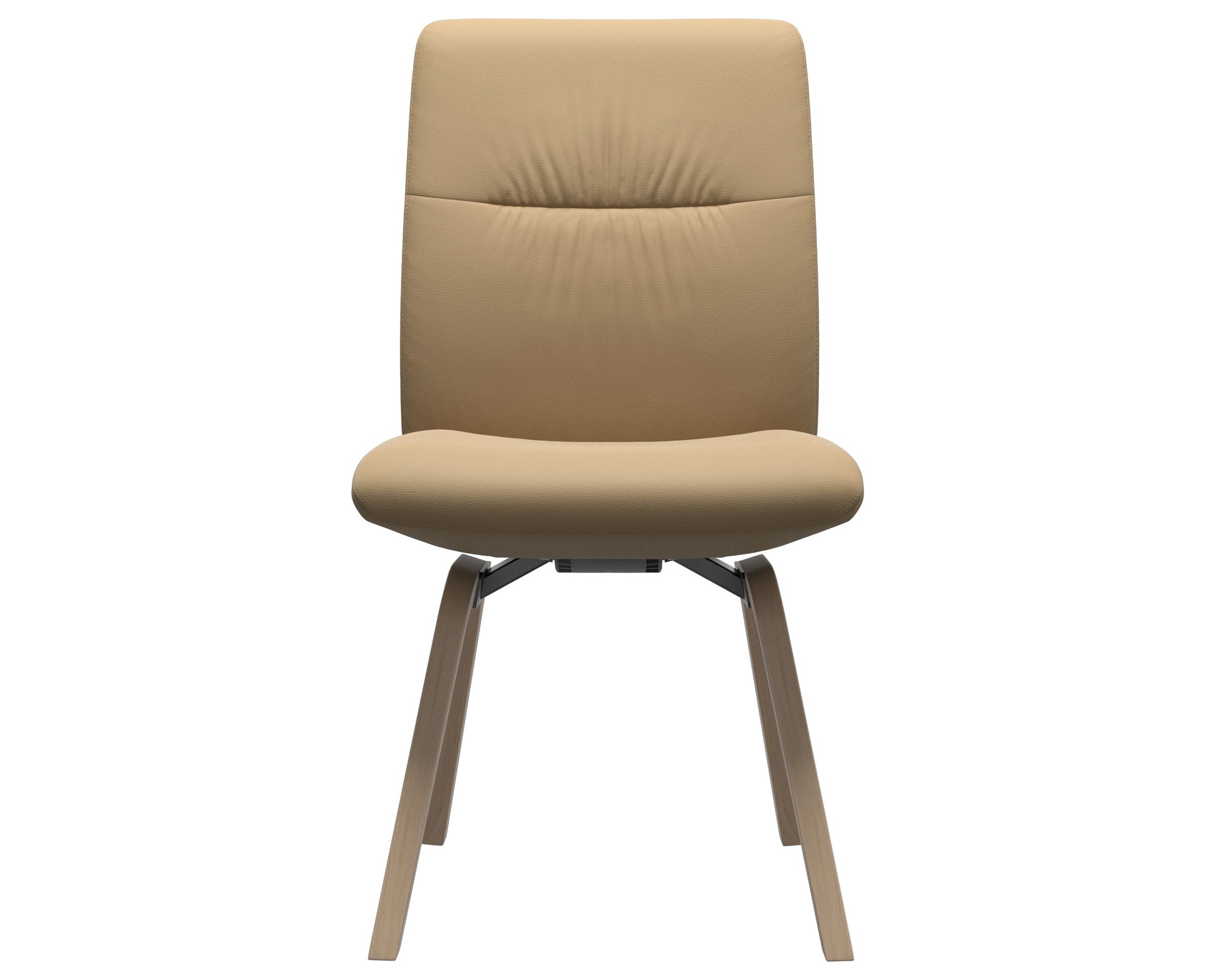 Paloma Leather Sand and Natural Base | Stressless Mint Low Back D200 Dining Chair | Valley Ridge Furniture