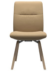 Paloma Leather Sand and Natural Base | Stressless Mint Low Back D200 Dining Chair | Valley Ridge Furniture