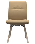 Paloma Leather Sand and Whitewash Base | Stressless Mint Low Back D200 Dining Chair | Valley Ridge Furniture